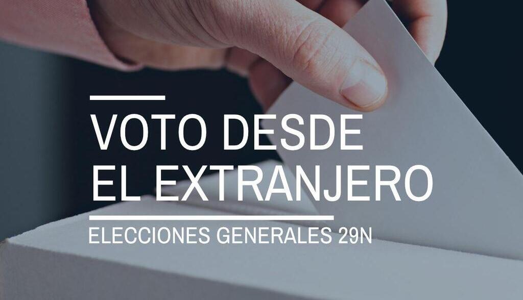 Voto si resides en el extranjero: ¿Cómo votar en las elecciones generales del 29 de noviembre?