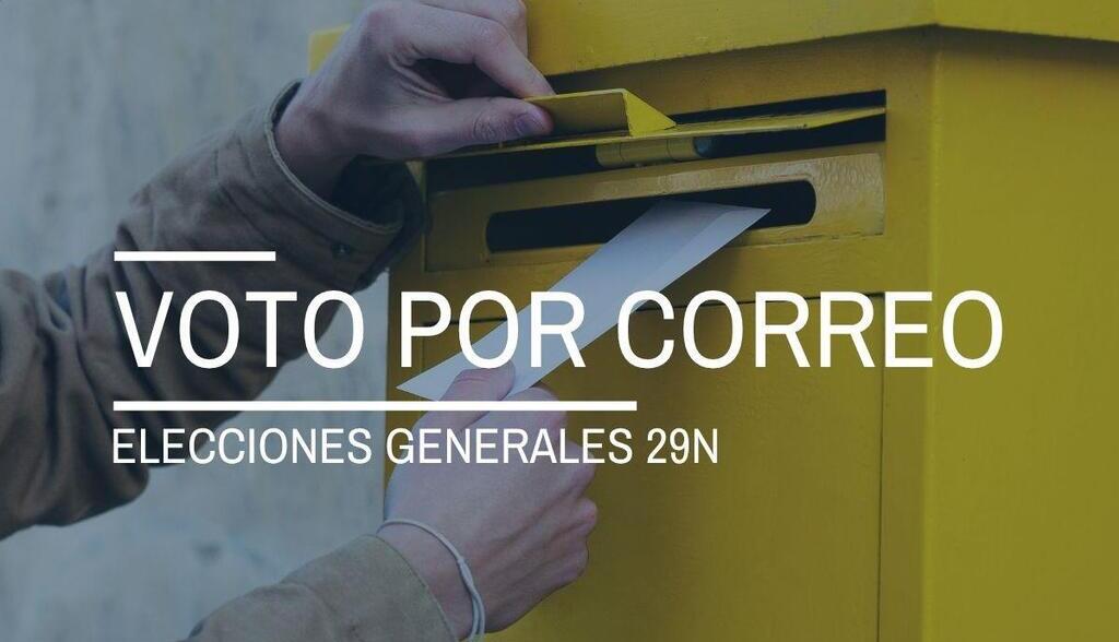 ¿Cómo solicitar el voto por correo en las elecciones generales del 29 de noviembre?