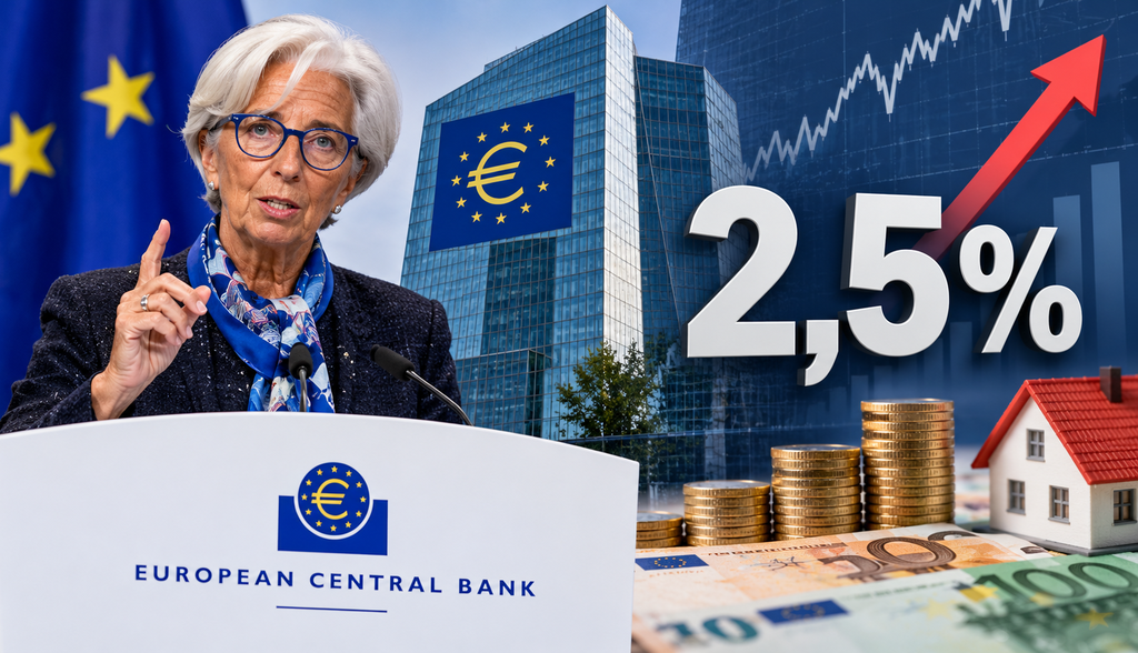 El BCE mantendrá los tipos de interés en el 2,5%, pero podría volver a subirlos en diciembre si no se modera la inflación de la eurozona