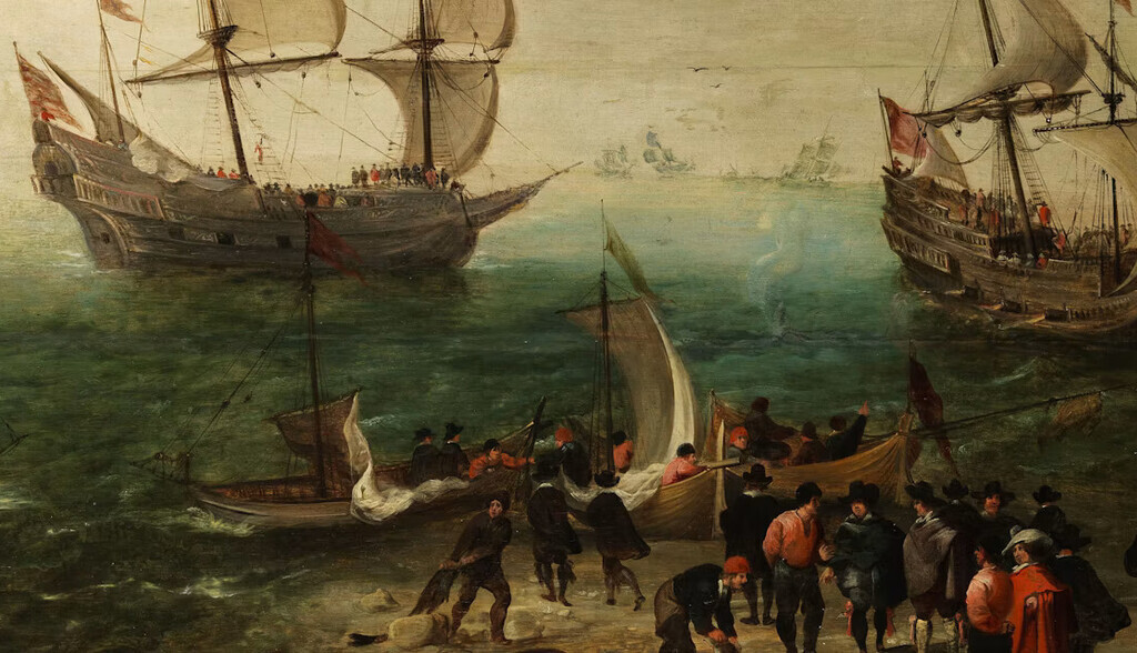 ¿Qué transportaban los barcos del siglo XVII que se dirigían al Nuevo Mundo?