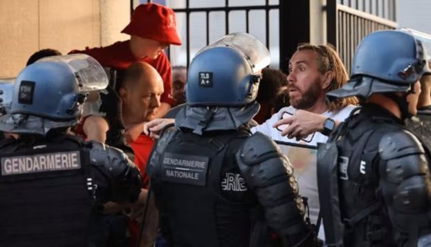 Des incidents avaient éclaté pour la finale de la Ligue des Champions. Thomas Coex / AFP