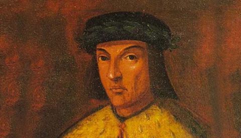 Jorge Manrique retratado por Juan de Borgoña1. / Wikipedia.