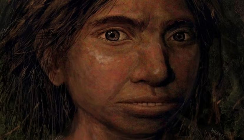 Reconstrucción del aspecto de una joven denisovana a partir de análisis del ADN de restos de este homínido. Maayan Harel, CC BY-SA