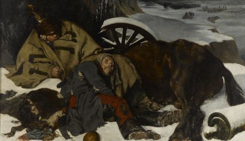 Boissard de Boisdernier. Episodio sobre la retirada de Rusia. 1835 / Wikipedia