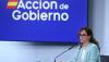 La ministra de Sanidad, Mónica García, durante la rueda de prensa tras el Consejo de Ministros. | Pool Moncloa / Fernando Calvo. La Moncloa, Madrid - 12.5.2026