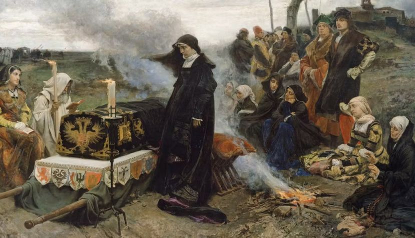 ‘Juana la Loca’, de Francisco Pradilla y Ortiz. Museo del Prado