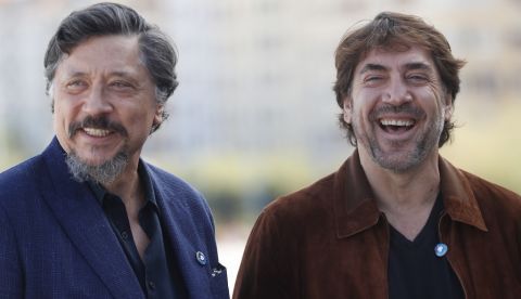 Javier Bardem, y su hermano, Carlos Bardem. EFE/ Juan Herrero