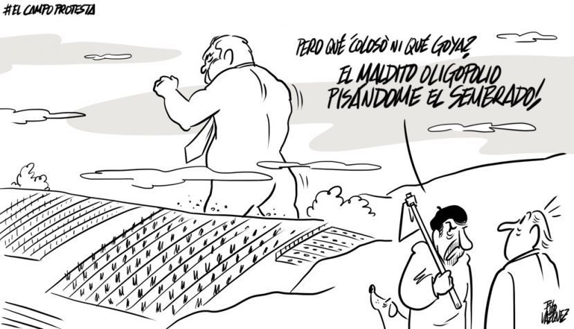 “El campo protesta: Oligopolios”
