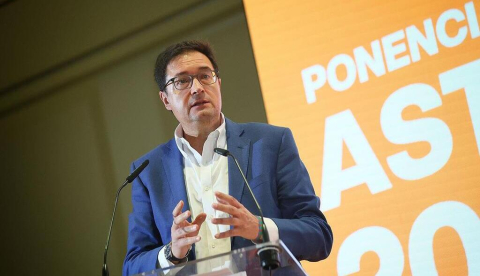 El ministro para la Transformación Digital y de la Función Pública, Óscar López, durante su intervención en el Congreso de ASTICNET. / © lamoncloa.gob.es. Ministerio de la Presidencia.