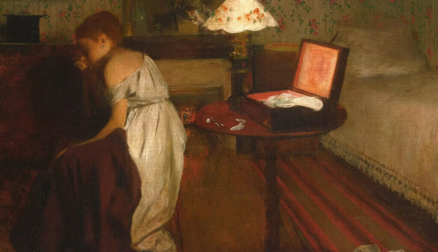 Interior de Edgar Degas. Philadelphia Museum of Art