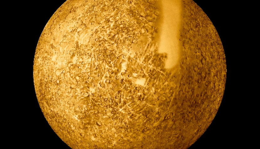 Cartografía de Mercurio realizada por la Mariner 10 en el periodo 1974‑1975. Mariner 10, Astrogeology Team, U.S. Geological Surve, CC BY