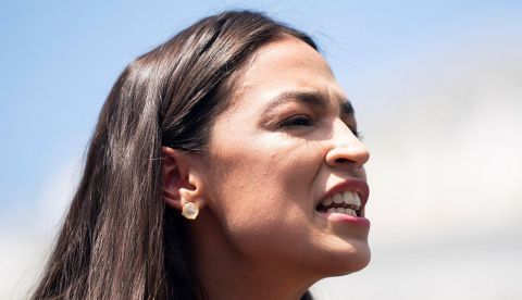La congresista demócrata Ocasio-Cortez en una imagen de archivo.