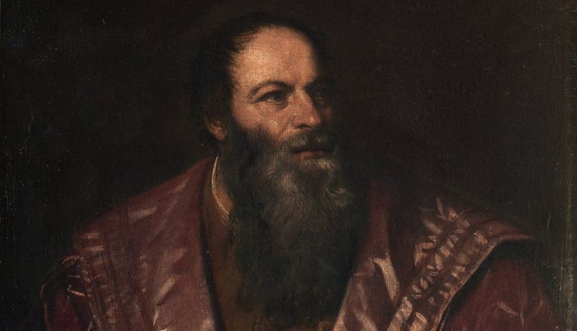 Aretino retratado por Tiziano (1545). Palacio Pitti, Florencia. / Wikipedia