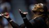 Serena Williams celebrates a win at her final professional tournament, the 2022 US Open. Frey/TPN/Getty Images