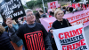 Manifestación de activistas de izquierda contra Benjamín Netanyahu, el 19 de marzo de 2026 en Tel Aviv. Jack Guez/AFP