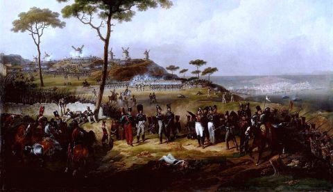 Episodio de la intervención francesa en España en 1823 (1828), por Hippolyte Lecomte (Palacio de Versalles).