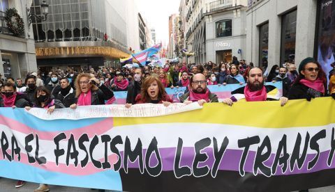 Cientos de personas piden la ley trans “ya” para luchar “contra el fascismo”