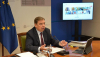 El ministro de Agricultura, Pesca y Alimentación, Luis Planas, durante su intervención, por videoconferencia, en los Consejos Consultivos de Política Agraria y Pesquera para Asuntos Comunitarios. / © lamoncloa.gob.es. Ministerio de la Presidencia.