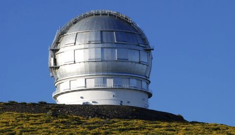 El Gran Telescopio Canarias, ubicado en el Observatorio del Roque de los Muchachos, en la isla canaria de La Palma. EFE/Archivo   