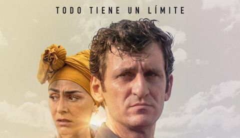 Fotografía facilitada por la Portería de Jorge Juan del cartel de la película "Black Beach". EFE