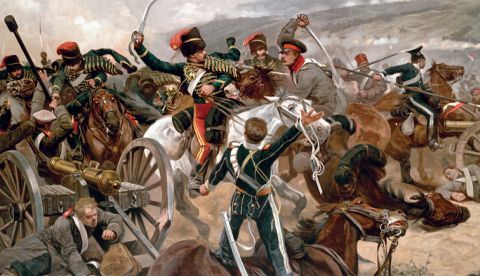 Cuadro de Richard Coton (1856-1927) sobre Balaclava. (Europicture / Wikimedia Commons)