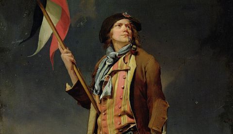 Típico sans-culotte. Cuadro de Louis Léopold Boilly (c. 1792) / Wikipedia