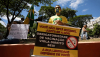 A protest in Brazil against mandatory COVID vaccinations and vaccine passports. Isaac Fontana / Shutterstock.com