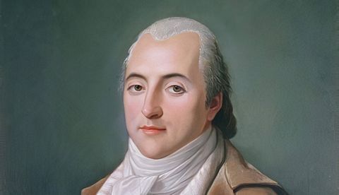 Retrato póstumo de Henri de Saint-Simon pintado por Hippolyte Ravergie según un dibujo de Adélaïde Labille-Guiard, 1848. / Wikipedia