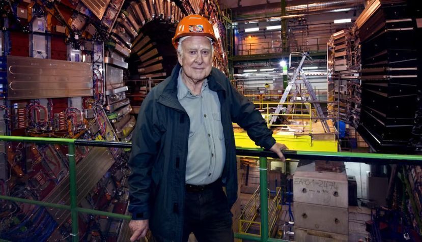 Peter Higgs en el CERN. Marc Buehler / Flickr, CC BY-NC