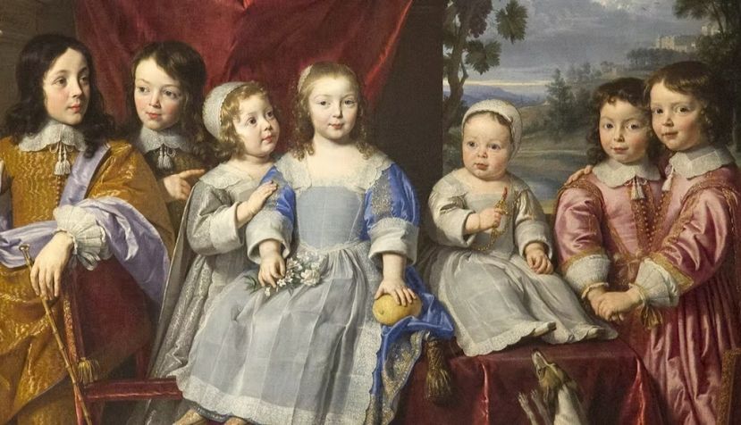 Les enfants Habert de Montmort (Philippe de Champaigne, 1649). Wikimedia Commons / Museo d bellas Artes de Reims