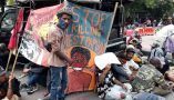 Free Papua activists protesting in Jakarta, December 2022. AAP