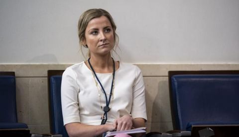 En la imagen la viceportavoz de la Casa Blanca, Sarah Matthews.