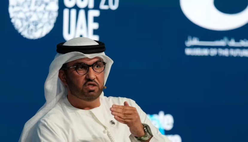 UAE state oil company CEO and COP28 president, Sultan Al Jaber. AP Photo/Kamran Jebreili 