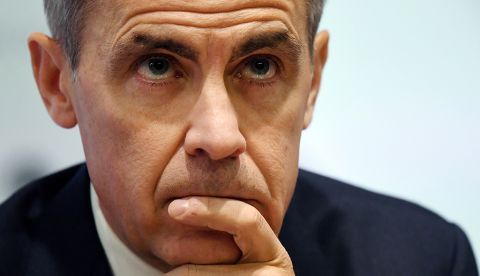 El gobernador del Banco de Inglaterra, Mark Carney. EFE/ Andy Rain/Archivo