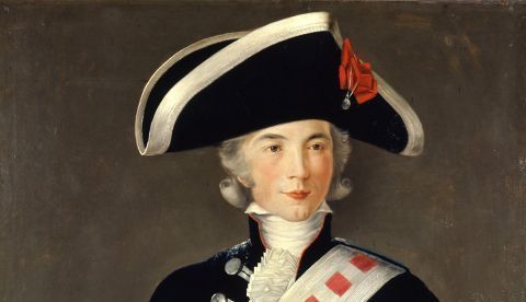 Manuel Godoy, joven Guardia de Corps (1788), pintado por Francisco Folch de Cardona, Real Academia de Bellas Artes de San Fernando.