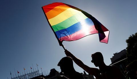 Participantes en la manifestación del Orgullo 2019 en Madrid. EFE/Mariscal/Archivo