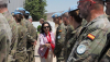Visita las tropas españolas que forman parte de la Fuerza Provisional de las Naciones Unidas en el Líbano (UNIFIL) en la base ‘Miguel de Cervantes', en Marjayoun (Líbano). / Ministerio de Defensa vía flickr.