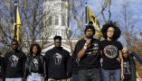 University of Missouri students at a 2015 rally to demand the college president’s resignation amid allegations of racism on campus. AP Photo/Jeff Roberson