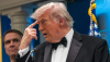President Donald Trump speaks at the White House on April 25, 2026, after the cancellation of the annual White House Correspondents Association Dinner. Andrew Leyden/Getty Images)