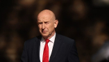 John Healey walks up to Number 10 to be appointed as chancellor by new prime minister Andy Burnham. EPA/NEIL HALL