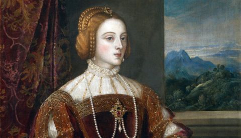 Retrato de la emperatriz Isabel de Portugal por Tiziano (1548), Museo del Prado, Madrid