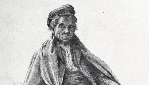 «Un cacique» (Blanco y Negro, 1900). Ilustración de Maximino Peña.