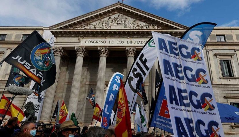Ocho años de la ‘Ley mordaza’: manifestarse ante el Congreso nunca fue ilegal