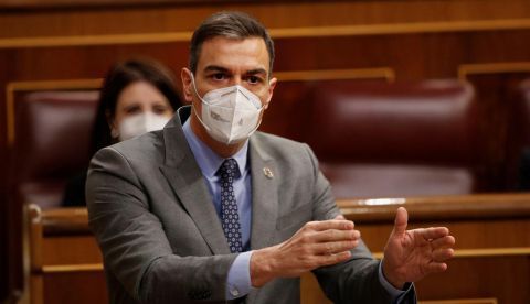 Pedro Sánchez este pasado miércoles en el Congreso de los Diputados.