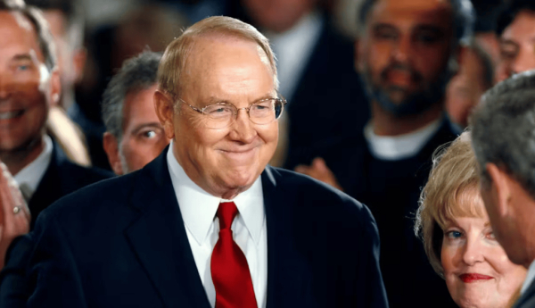 James Dobson, founder of Focus on the Family, participates in the National Day of Prayer ceremony at the White House on May 3, 2007. Chip Somodevilla/Getty Images