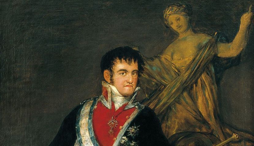 Retrato de Fernando VII pintado por Francisco de Goya en 1814 por encargo del Ayuntamiento de Santander. / Wikipedia.
