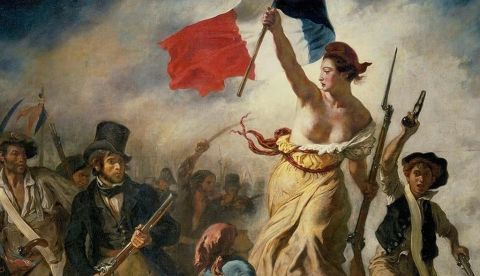 "La libertad guiando al pueblo", de Eugène Delacroix