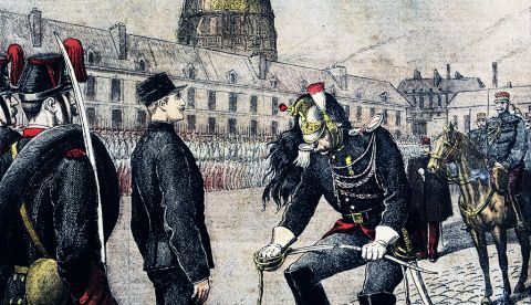 Degradación del Capitán Alfred Dreyfus. / Wikipedia.