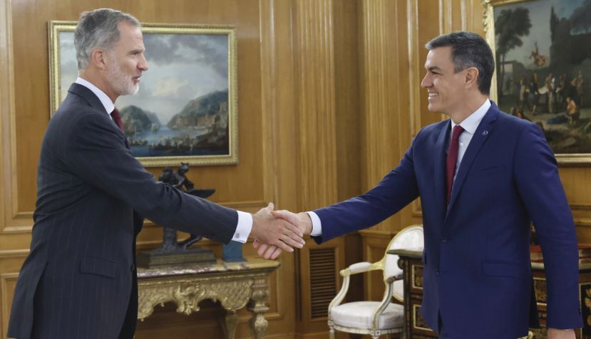 El Rey Felipe VI recibe a Pedro Sánchez / CASA DEL REY