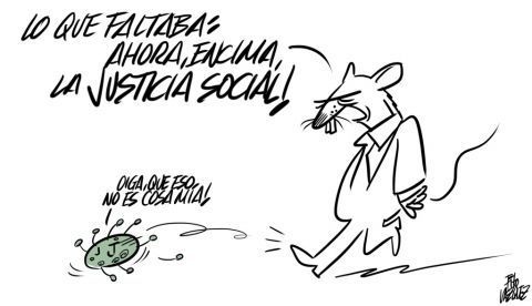 “Reaccionario y virus”